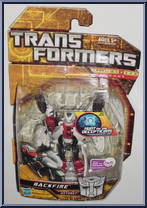 Backfire from Transformers - Hunt for the Decepticons - Scouts manufactured by Hasbro [Front]