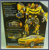 Battle Ops Bumblebee from Transformers - Hunt for the Decepticons - Deluxe manufactured by Hasbro [Back]