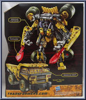 Payload from Transformers - Hunt for the Decepticons - Voyager manufactured by Hasbro [Back]