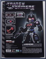 Black Convoy (G1) from Transformers - Mecha Nations manufactured by Kids Logic [Back]