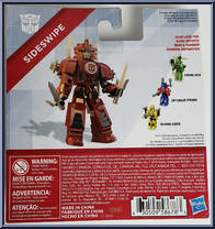 Sideswipe (Black Helmet) from Transformers - Custom Kreons manufactured by Kre-O [Back]