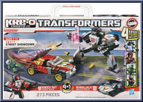 Street Showdown from Transformers - Quest for Energon manufactured by Kre-O [Front]