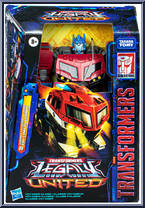 Optimus Prime (Animated Universe) from Transformers - Legacy - United - Voyager Class manufactured by Hasbro [Front]
