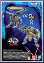 Silverbolt (Beast Wars Universe) from Transformers - Legacy - United - Voyager Class manufactured by Hasbro [Back]