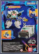 Wheeljack (Origin) from Transformers - Legacy - United - Voyager Class manufactured by Hasbro [Back]