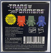 Sunstreaker (1/24) from Transformers - Basic Series manufactured by Loyal Subjects [Back]