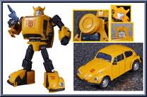 Bumble (With Danial Witwicky) from Transformers - Masterpiece - Basic Series manufactured by Takara [Loose]