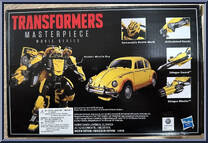 Bumblebee from Transformers - Masterpiece - Movie Series manufactured by Takara [Back]