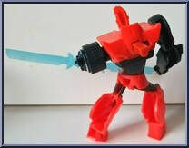 Sideswipe from Transformers - Robots in Disguise - 2015 manufactured by McDonald's [Loose]