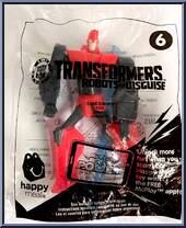 Sideswipe from Transformers - Robots in Disguise - 2015 manufactured by McDonald's [Front]