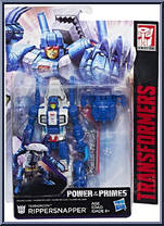 Rippersnapper from Transformers - Power of the Primes - Deluxe manufactured by Hasbro [Front]