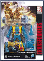 Sinnertwin from Transformers - Power of the Primes - Deluxe manufactured by Hasbro [Front]