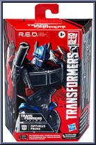 Optimus Prime (Prime) from Transformers - R.E.D. - Basic Series manufactured by Hasbro [Front]