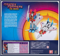 Starscream from Transformers - Retro - Movie manufactured by Hasbro [Back]
