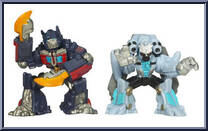 Optimus Prime vs Blackout Action Figure