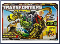 Devastator Showdown Track Set from Transformers - Revenge of the Fallen - RPM Accessories manufactured by Hasbro [Front]
