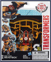 Beastbox from Transformers - Robots in Disguise (2015) - Mini-Cons manufactured by Hasbro [Front]