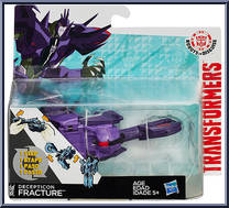 Fracture from Transformers - Robots in Disguise (2015) - 1-Step Changers manufactured by Hasbro [Front]
