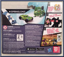 Springload from Transformers - Robots in Disguise (2015) - 1-Step Changers manufactured by Hasbro [Back]