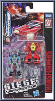 Race Car Patrol from Transformers - Siege War for Cybertron - Micromaster manufactured by Hasbro [Front]