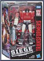 Sideswipe from Transformers - Siege War for Cybertron - Basic Series manufactured by Hasbro [Front]
