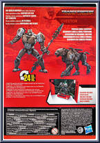 Cheetor (Voyager Class) from Transformers - Studio Series - Rise of the Beasts manufactured by Hasbro [Back]