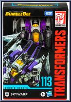 Skywarp from Transformers - Studio Series - Bumblebee manufactured by Hasbro [Front]