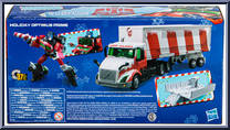 Optimus Prime (Holiday) from Transformers - Basic Series manufactured by Takara [Back]