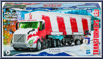 Optimus Prime (Holiday) from Transformers - Basic Series manufactured by Takara [Front]