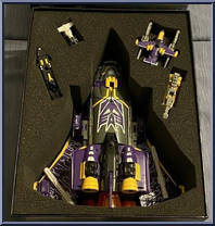 Astrotrain from Transformers - Timelines - Collector's Club manufactured by Hasbro [Front]