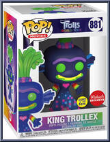 King Trollex (Glows in the Dark) from Trolls - Trolls World Tour Pop! manufactured by Funko [Front]