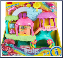 Lights & Sounds Rainbow Treehouse Playset With Poppy from Trolls - Imaginext - Basic Series manufactured by Fisher-Price [Front]