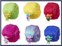 Hair Huggers Surprise Hug Pack from Trolls Movie - Basic Series manufactured by Hasbro [Loose]