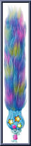 Hugger Harper from Trolls Movie - Light-Up Hair manufactured by Hasbro [Loose]