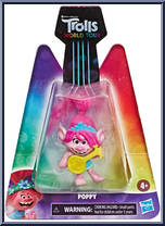 Poppy (with Ukulele) from Trolls - World Tour - Basic Series manufactured by Hasbro [Front]