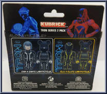 Tron & Sark from Tron Kubricks - Basic Series manufactured by Medicom [Back]