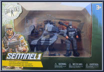 Combat Helicopter from True Heroes - Sentinel 1 - Playsets manufactured by Geoffrey [Front]