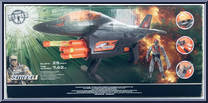 Dart Fighter Jet from True Heroes - Sentinel 1 - Playsets manufactured by Geoffrey [Back]