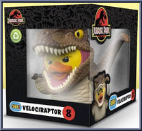 Velociraptor from Tubbz Ducks - Jurassic Park manufactured by Numskull [Front]