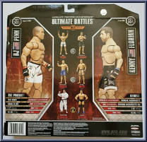 BJ Penn vs. Kenny Florian from UFC - Ultimate Fighting Championship - Ultimate Battles manufactured by Jakks Pacific [Back]