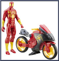Iron Spider (with Repulsor Cycle) Action Figure