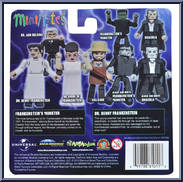 Frankenstein's Monster / Dr. Henry Frankenstein from Universal Monsters - Minimates - Toys R Us - Wave 2 manufactured by Diamond Select [Back]