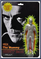 Mummy (Glow in the Dark) from Universal Monsters - Remco Cardbacks manufactured by Neca [Front]