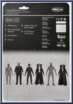 Phantom of the Opera (Glow in the Dark) from Universal Monsters - Remco Cardbacks manufactured by Neca [Back]