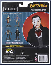 Phantom of the Opera from Universal Monsters - Bendyfigs manufactured by Noble Toys [Back]