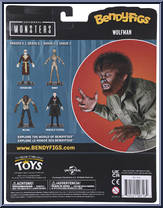 Wolfman from Universal Monsters - Bendyfigs manufactured by Noble Toys [Back]