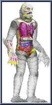 Creature from the Black Lagoon from Universal Monsters - Super Cyborg manufactured by Super7 [Loose]