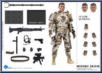 Andrew Scott from Universal Soldier - Basic Series manufactured by Hiya Toys [Loose]