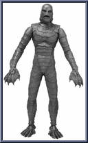 Creature from the Black Lagoon from Universal Studios Monsters - Silver Screen - 12" Scale manufactured by Sideshow [Loose]