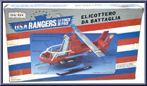 Elicottero De Battaglia (with Enemy Leader/Killer) from USA Rangers - Basic Series manufactured by Mac Due [Back]